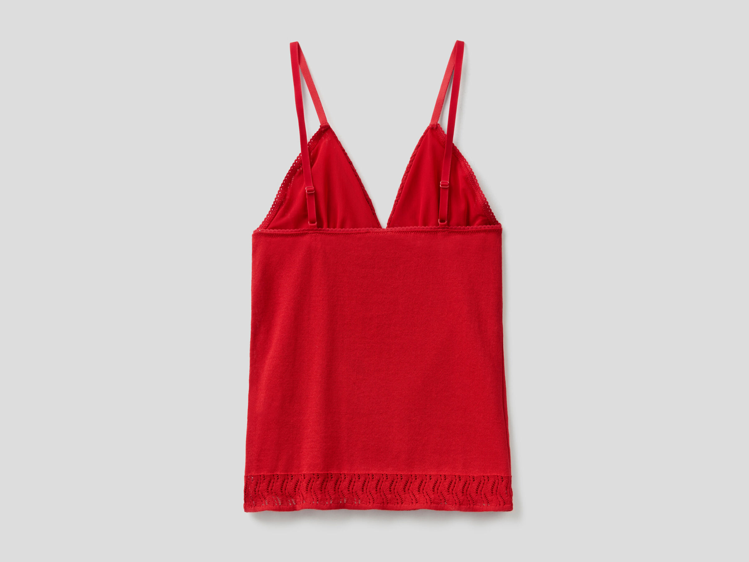 Open knit tank top image number 4