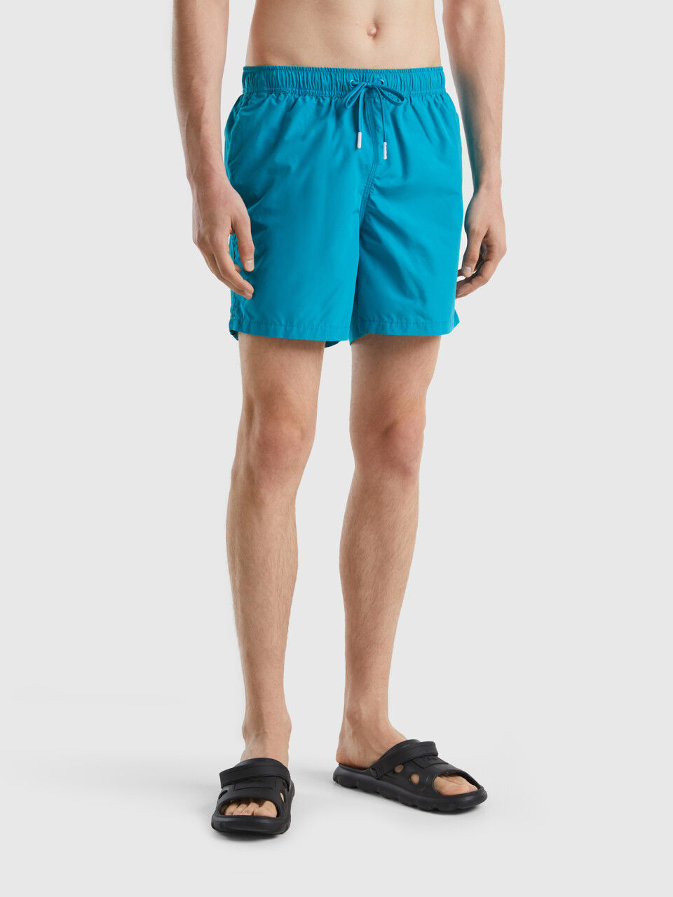 Swim trunks in recycled cotton blend