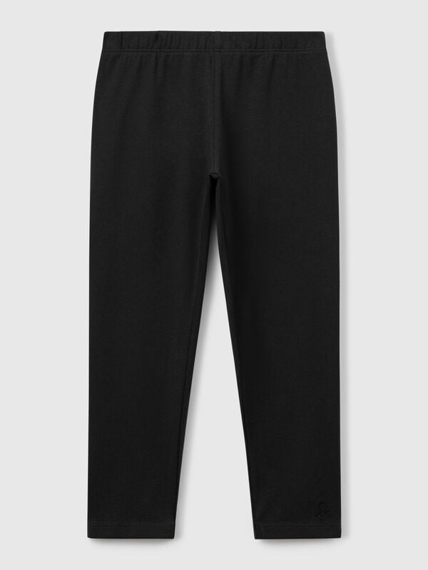 Stretch cotton leggings Junior Girl