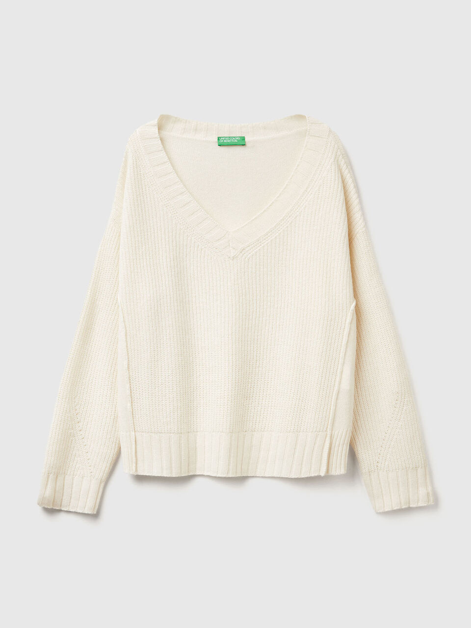 V NECK SWEATER L/S Women image number null