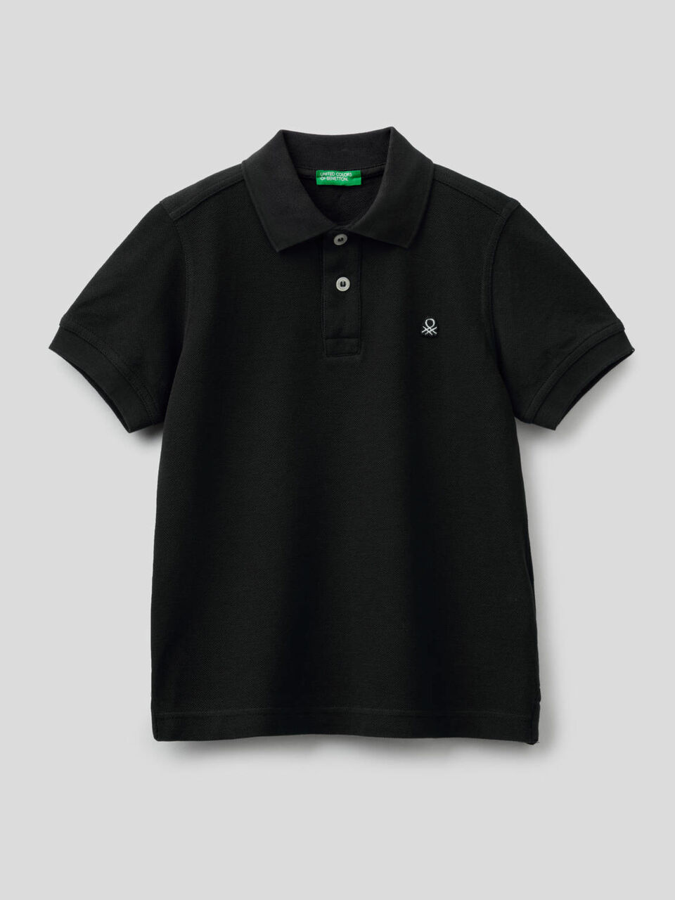 Polo in pure cotton pique image number null