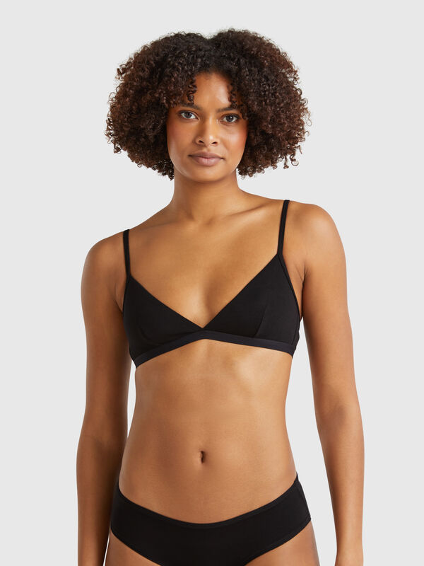 Bra in super stretch cotton Women