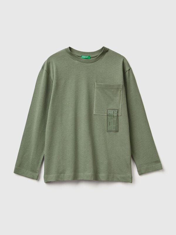 T-shirt with bold print Junior Boy