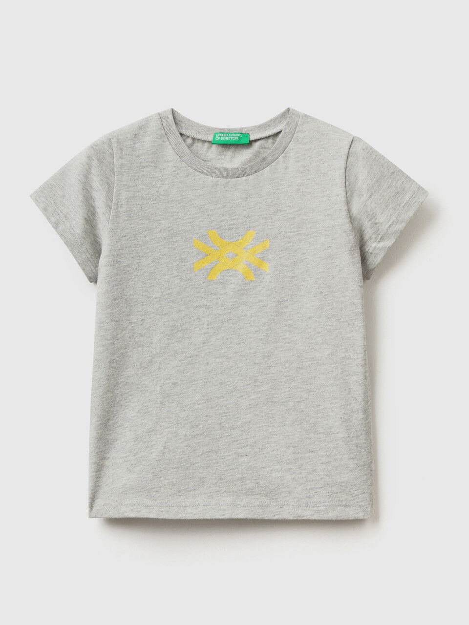 T-shirt in organic cotton with logo print