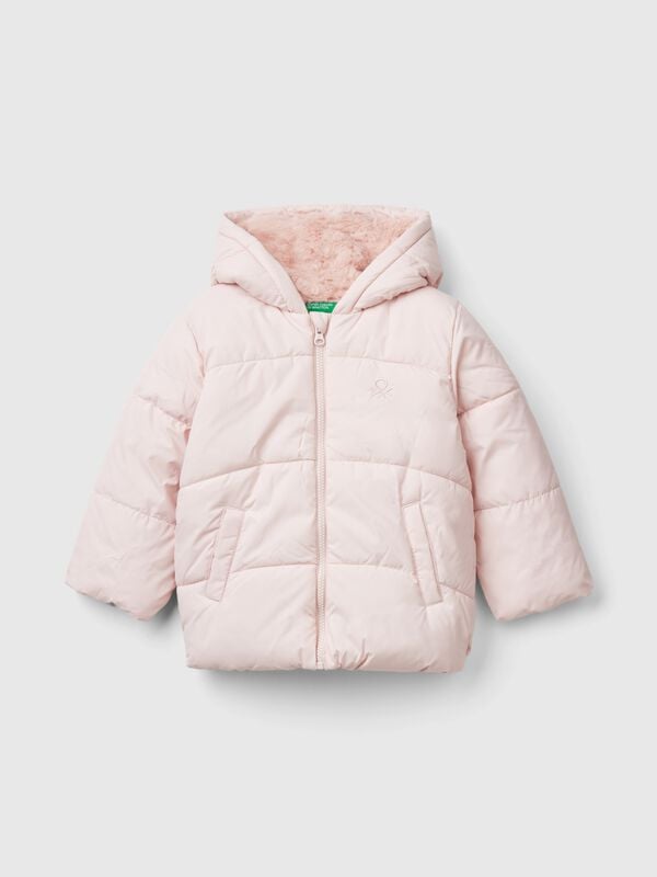 Padded jacket with hood Junior Girl