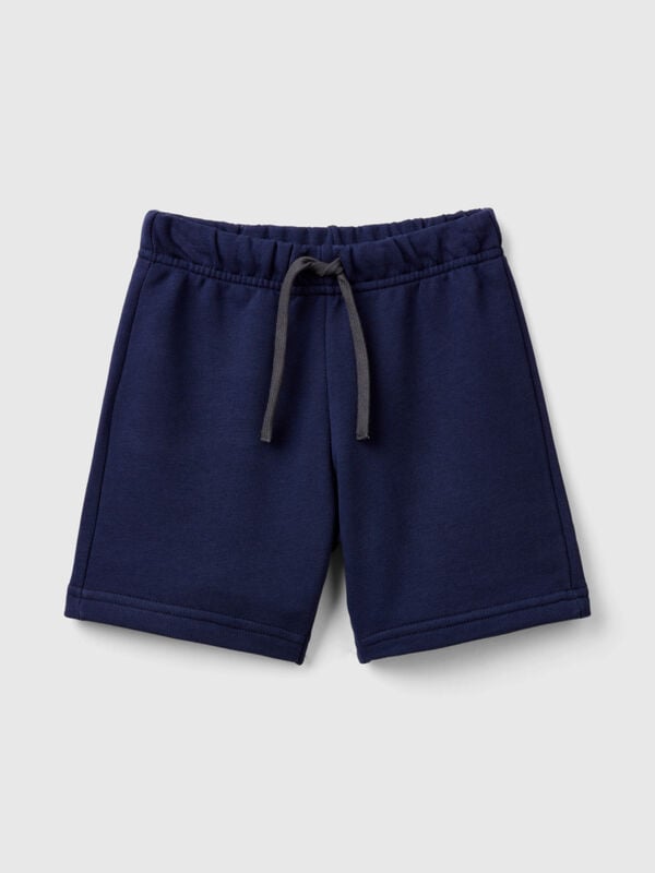 Bermudas in 100% organic cotton sweat Junior Boy