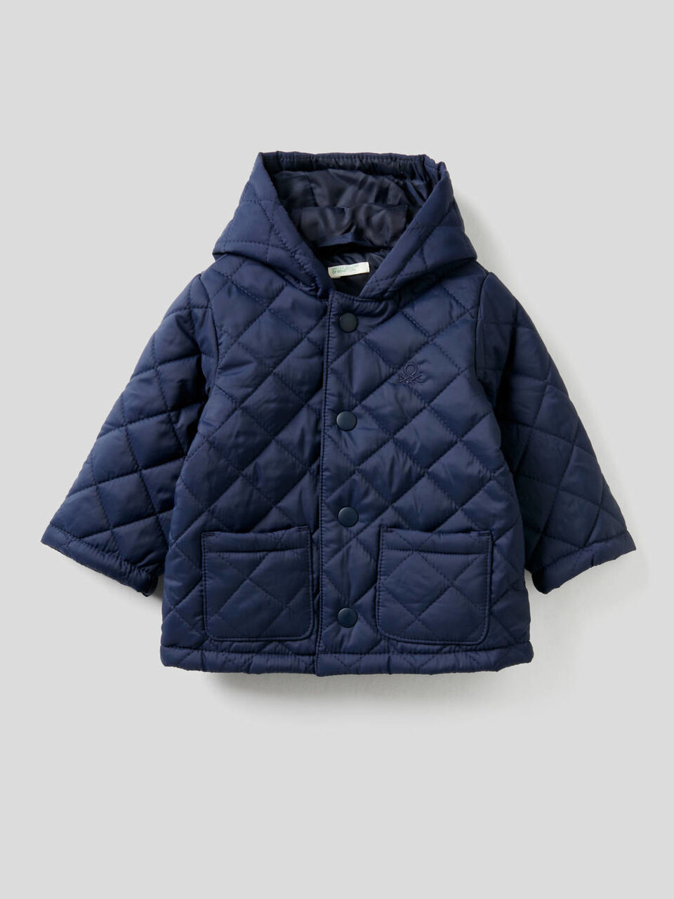 Quilted jacket with hood image number null