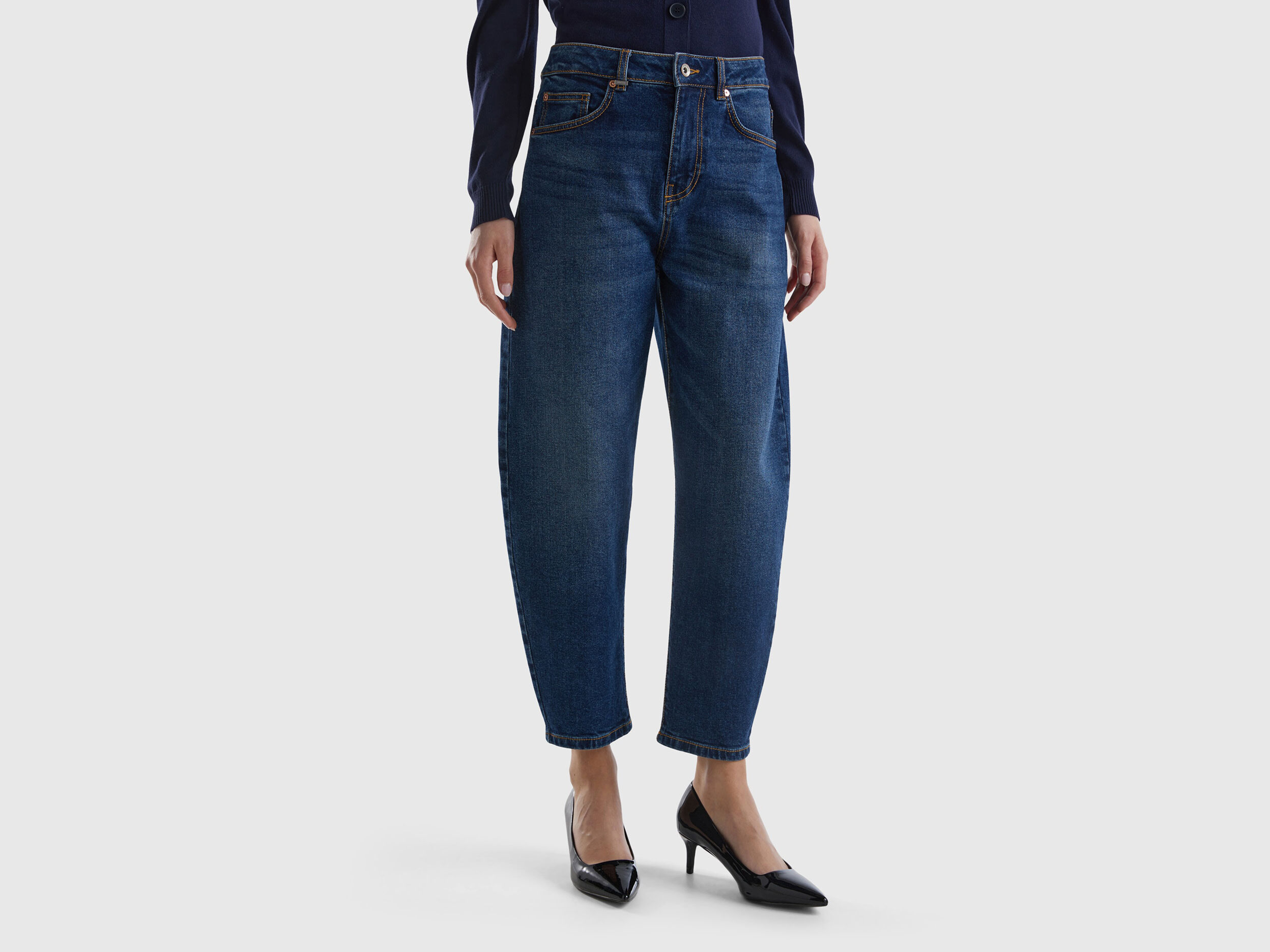 Benetton jeans femme outlet