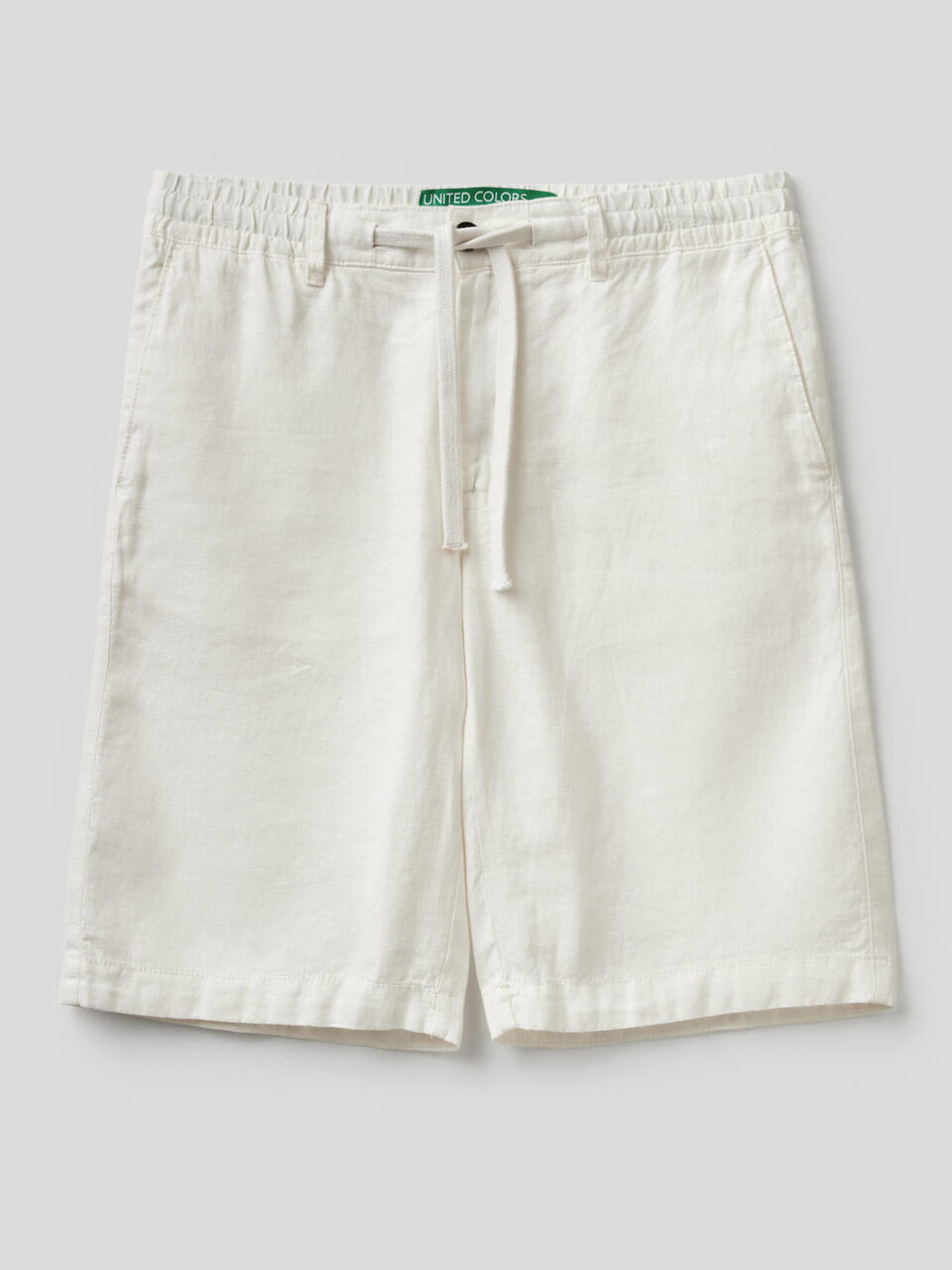Bermudas in 100% linen image number 1