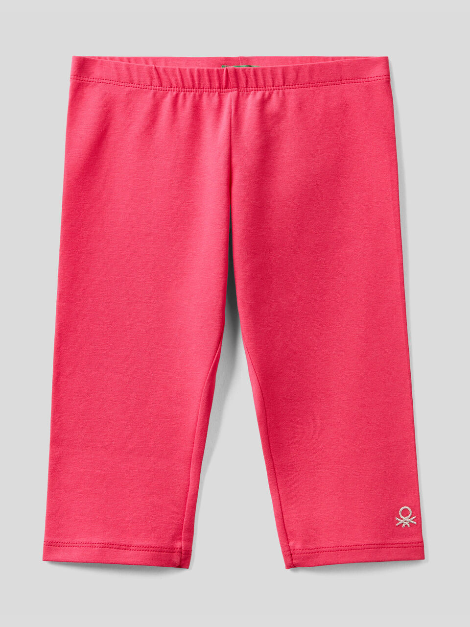 3/4 leggings in stretch cotton image number 1