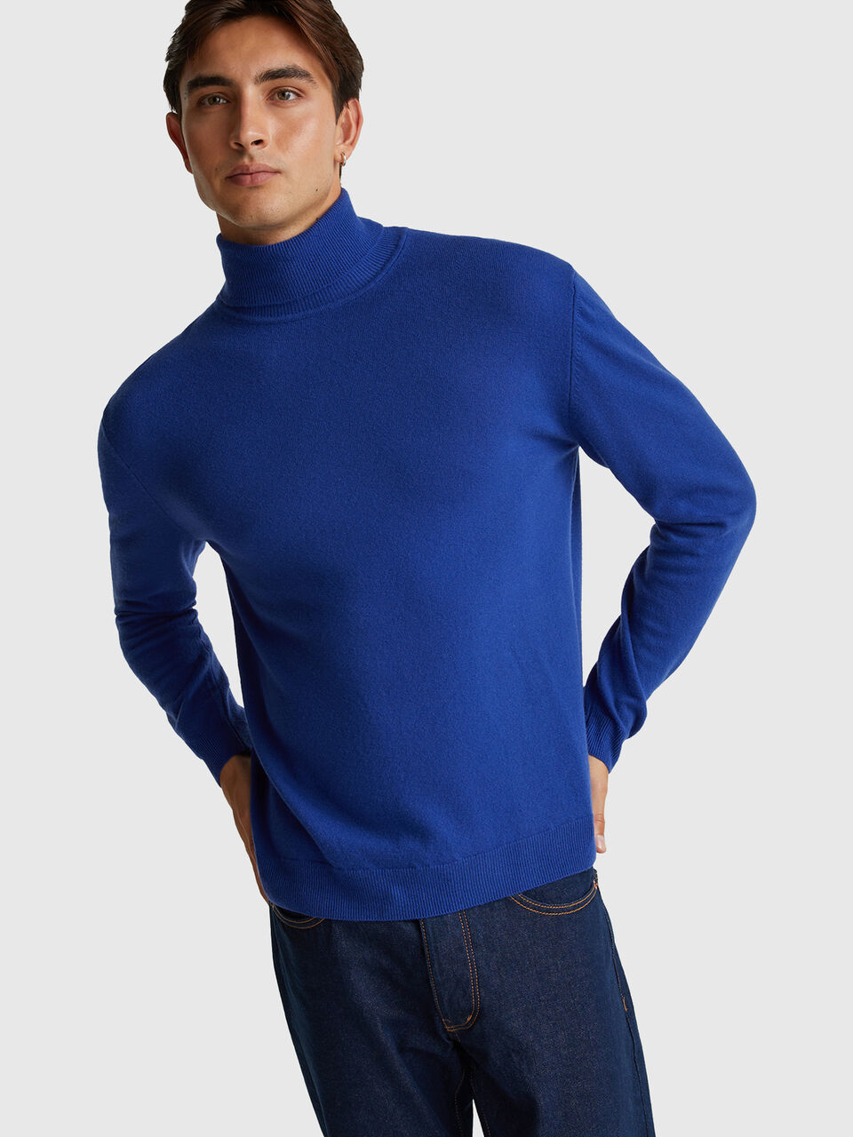 TURTLE NECK SWEATER Men image number null