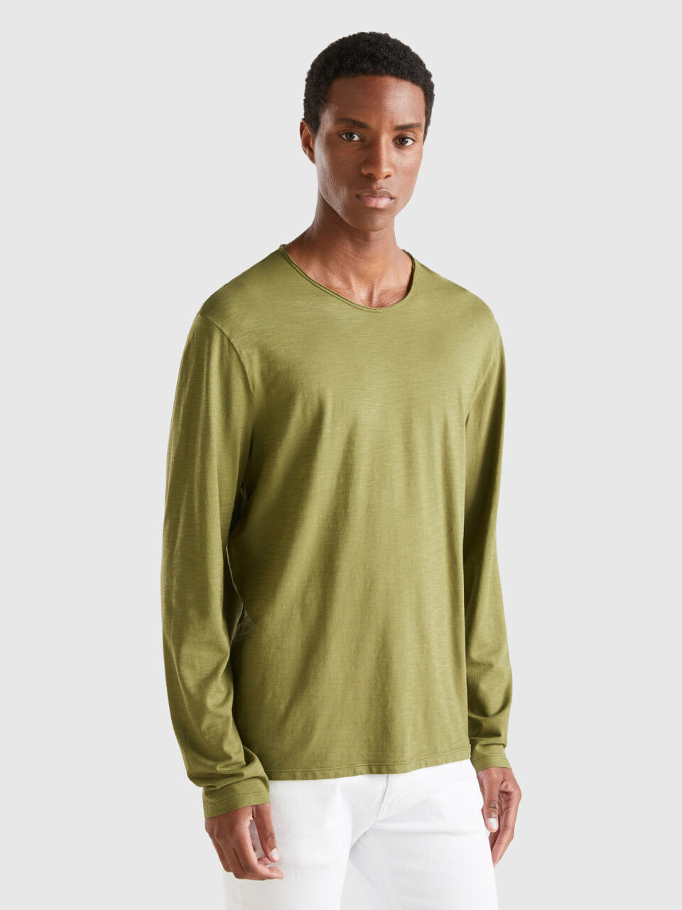 Long sleeve cotton sales t shirts mens