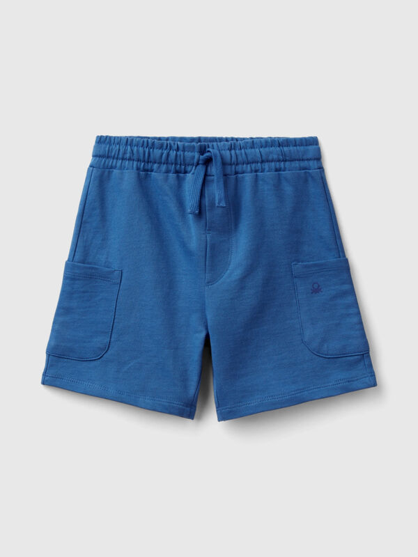 Cargo shorts in organic cotton Junior Boy