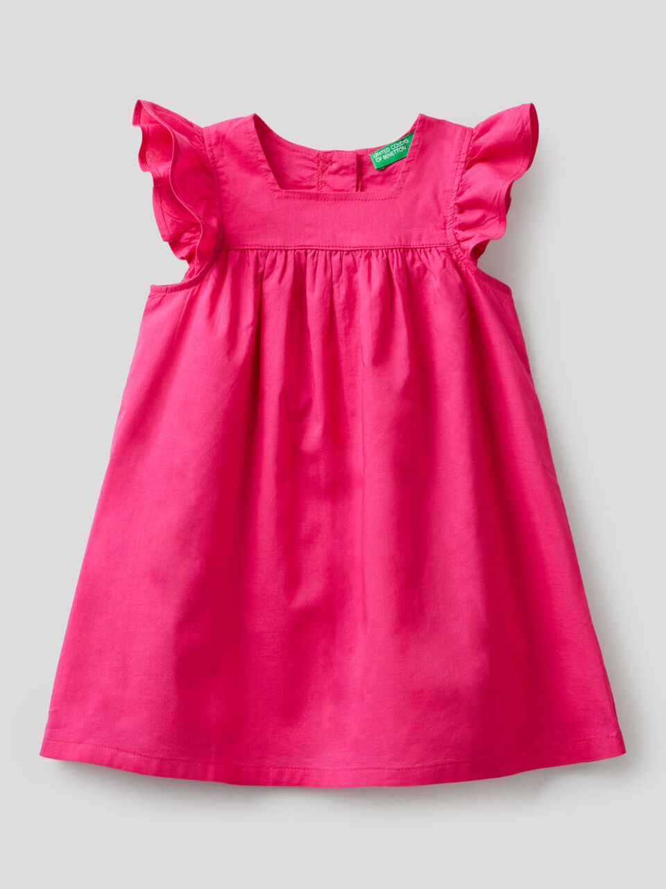 Wide dress in 100% cotton image number null