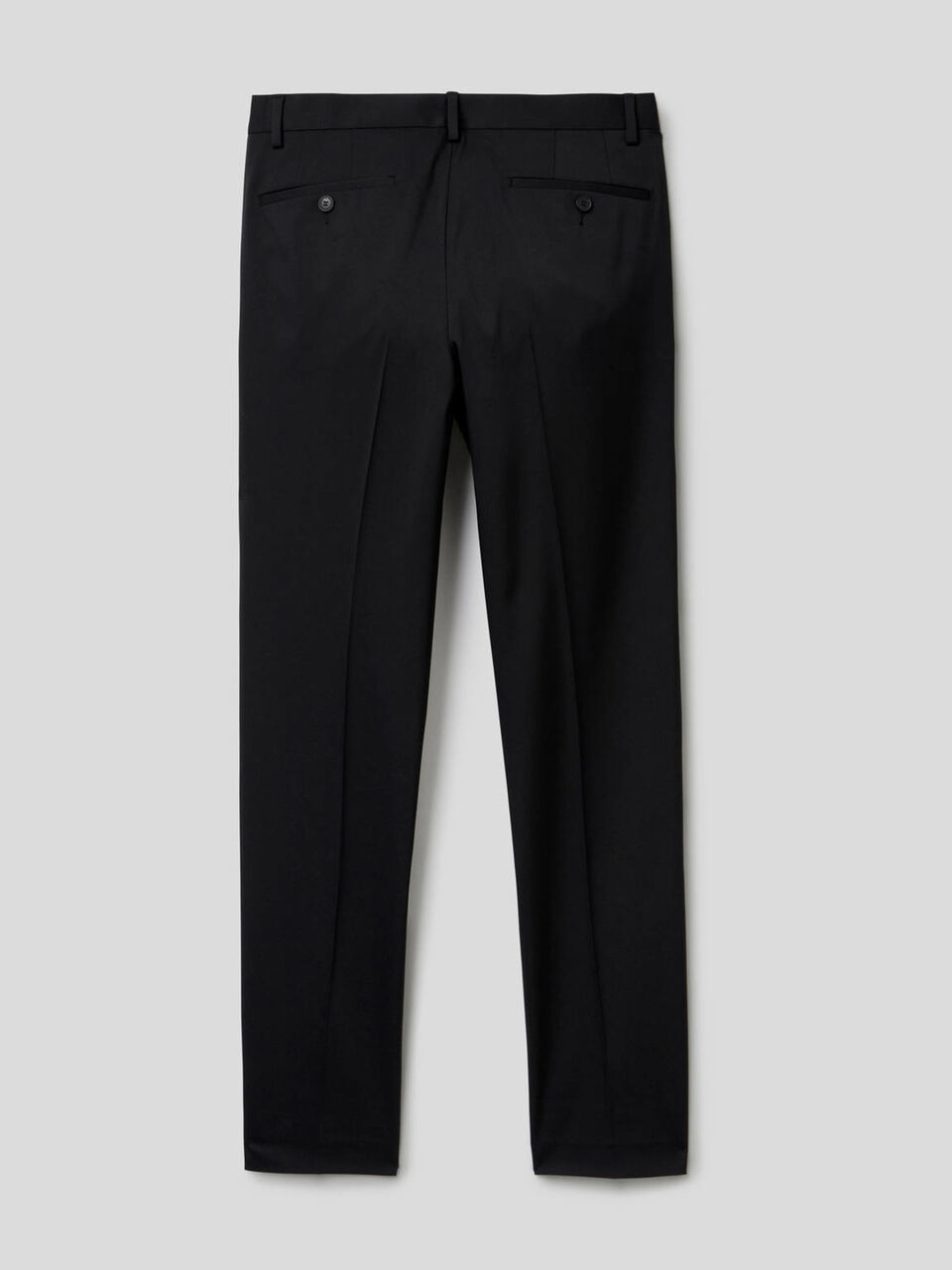 Slim fit trousers with crease Men image number 2