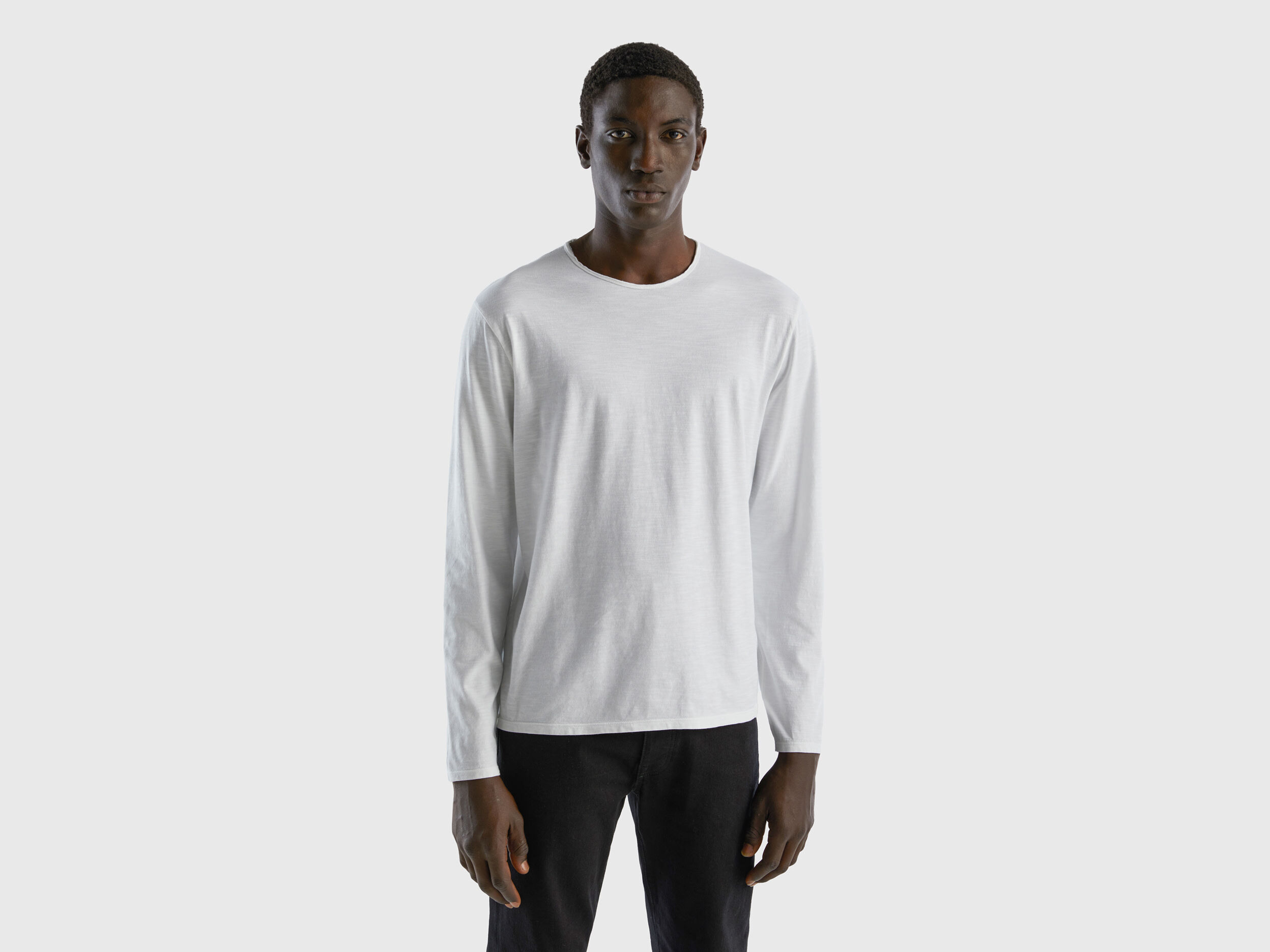 Long sleeve t shirt in 100 cotton
