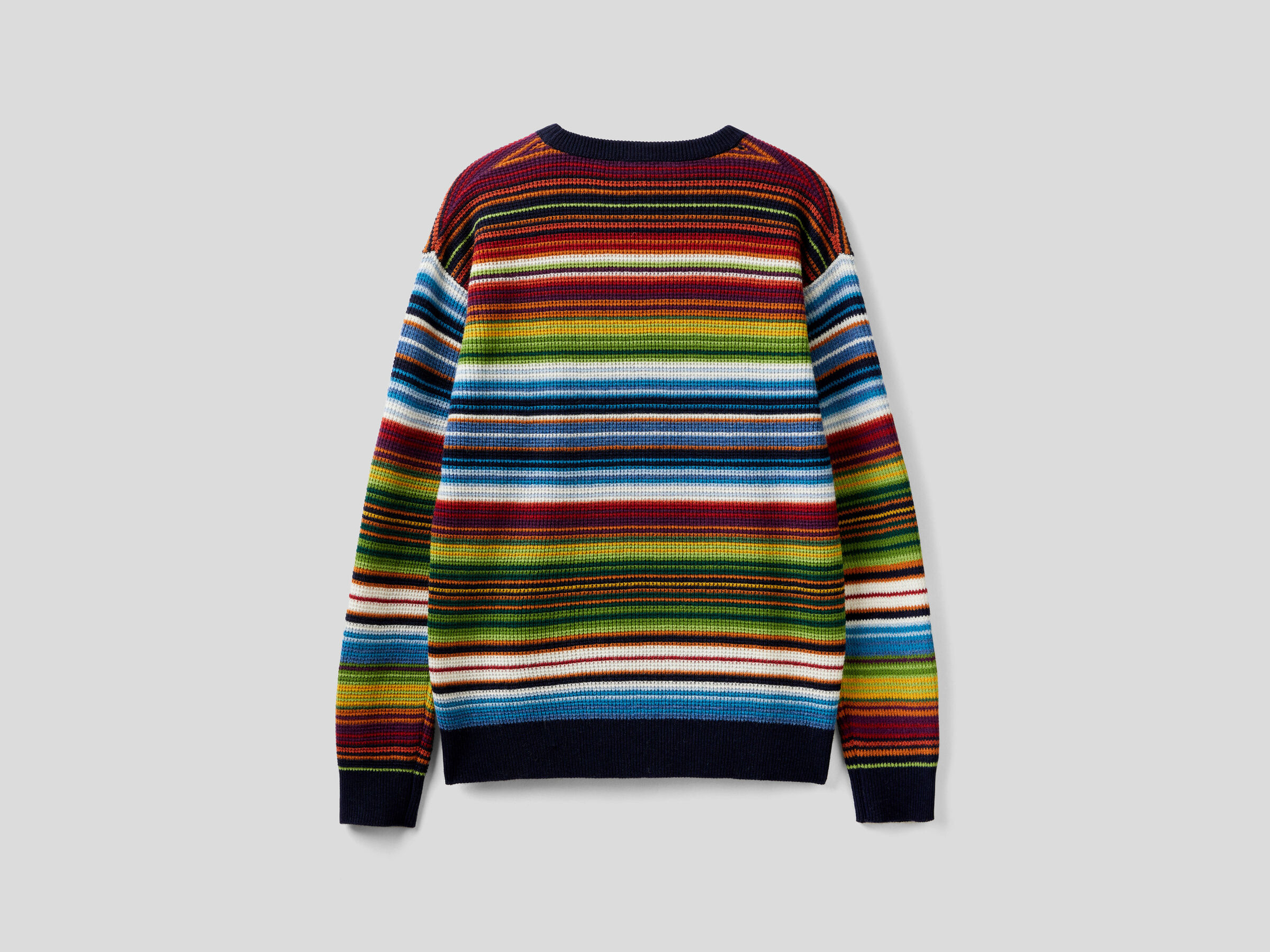 Sweater with multicolored stripes image number 5