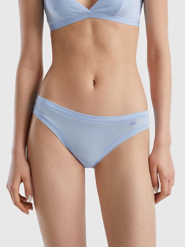Low rise underwear in super stretch organic cotton Women
