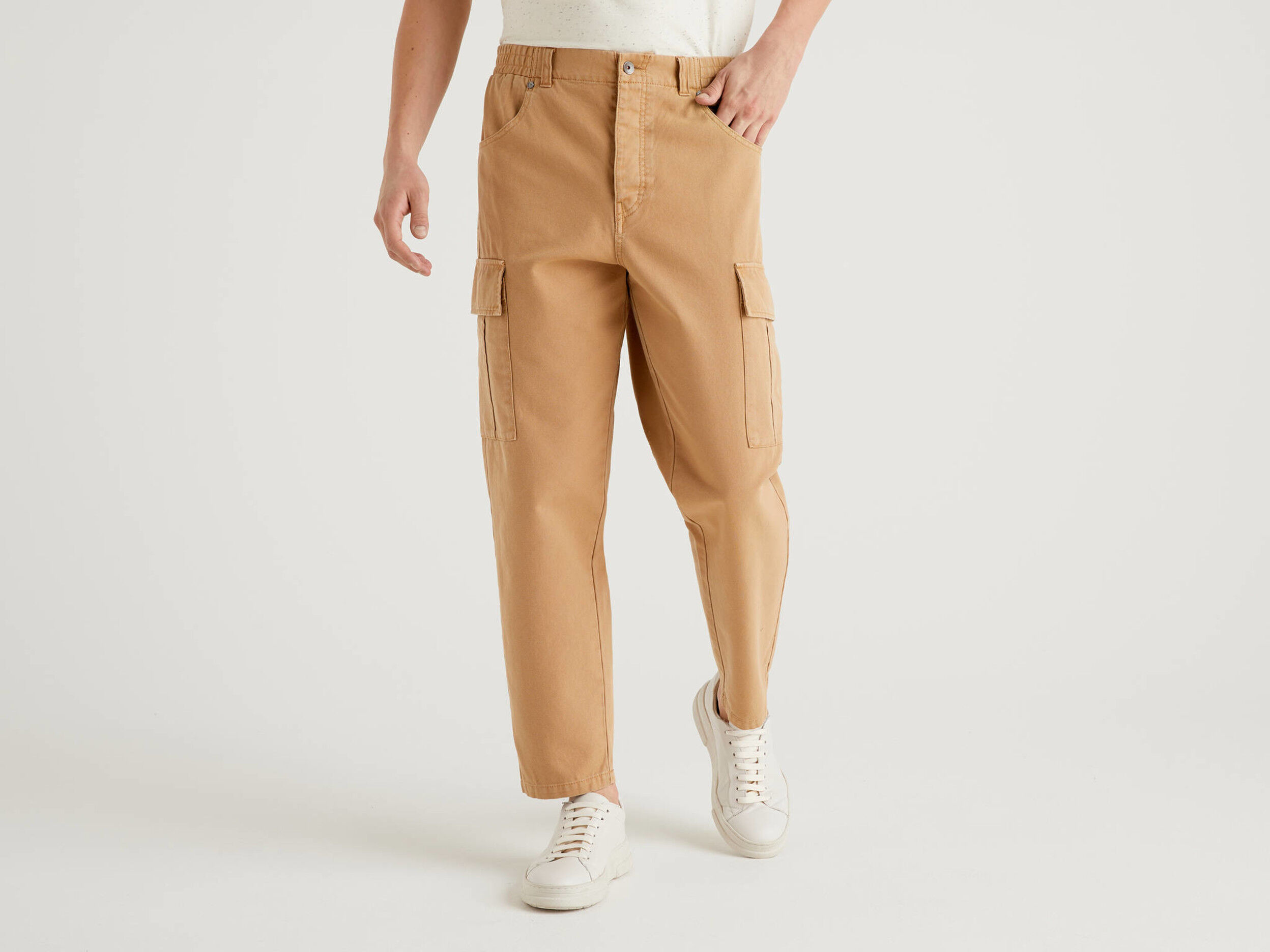 Cotton cargo trousers