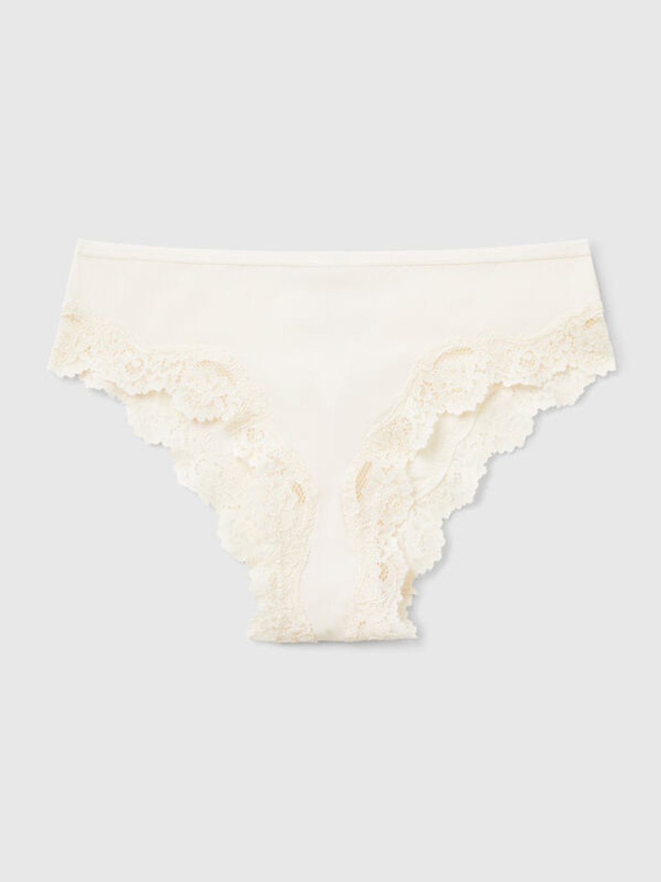 Slip fianco alto in cotone bio stretch