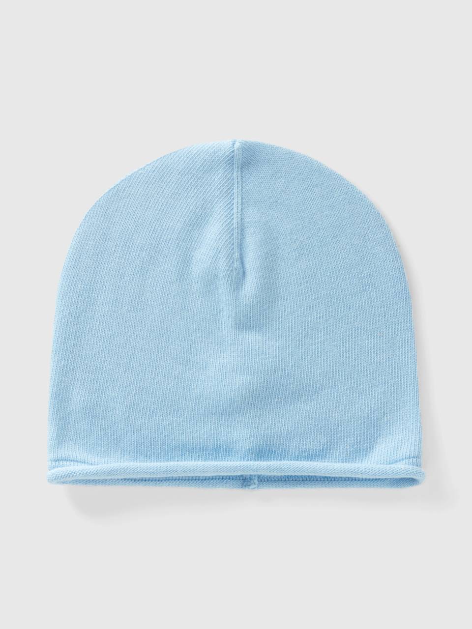 Light blue cashmere blend hat