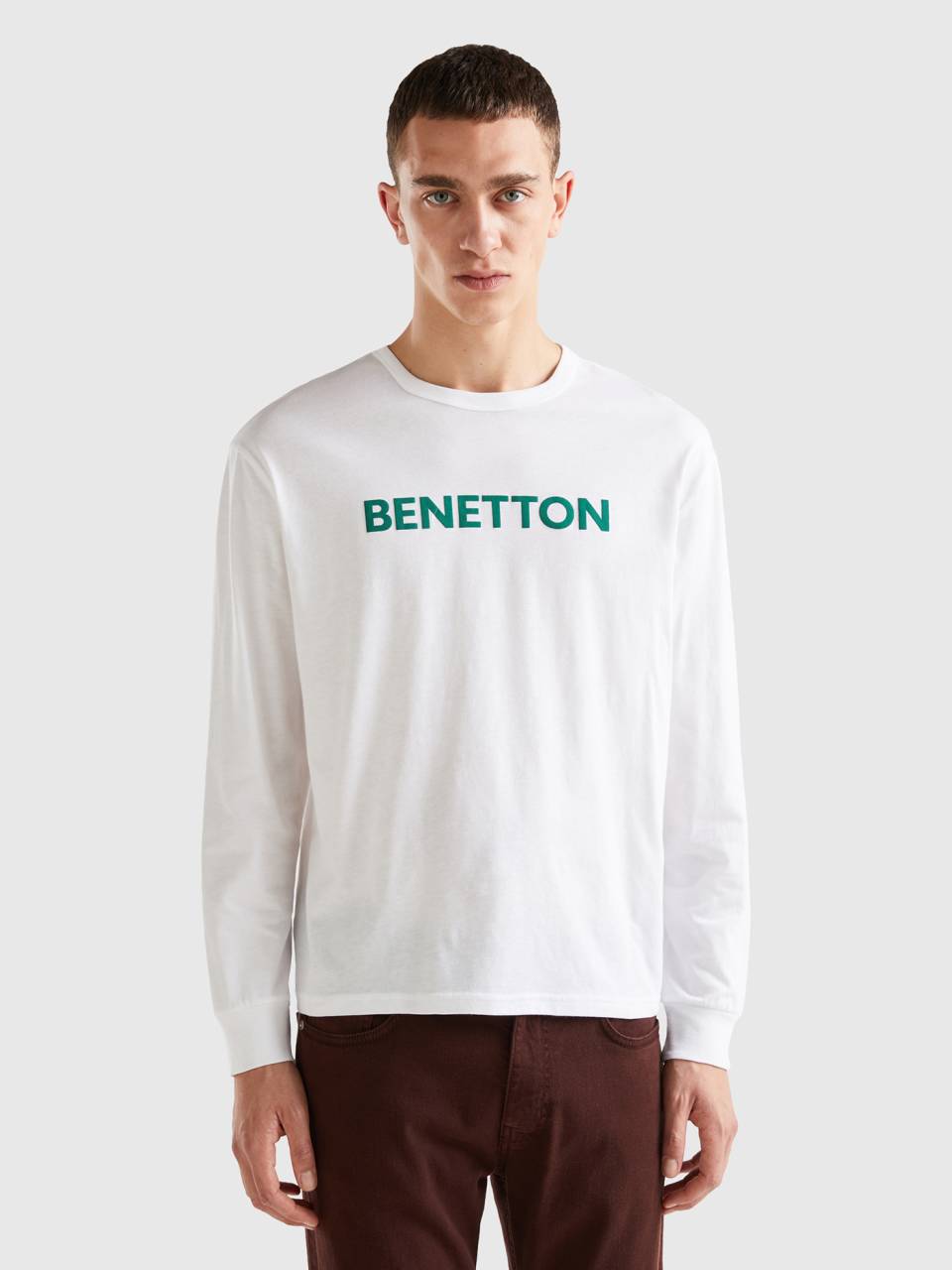 Benetton full sleeves t shirt sales