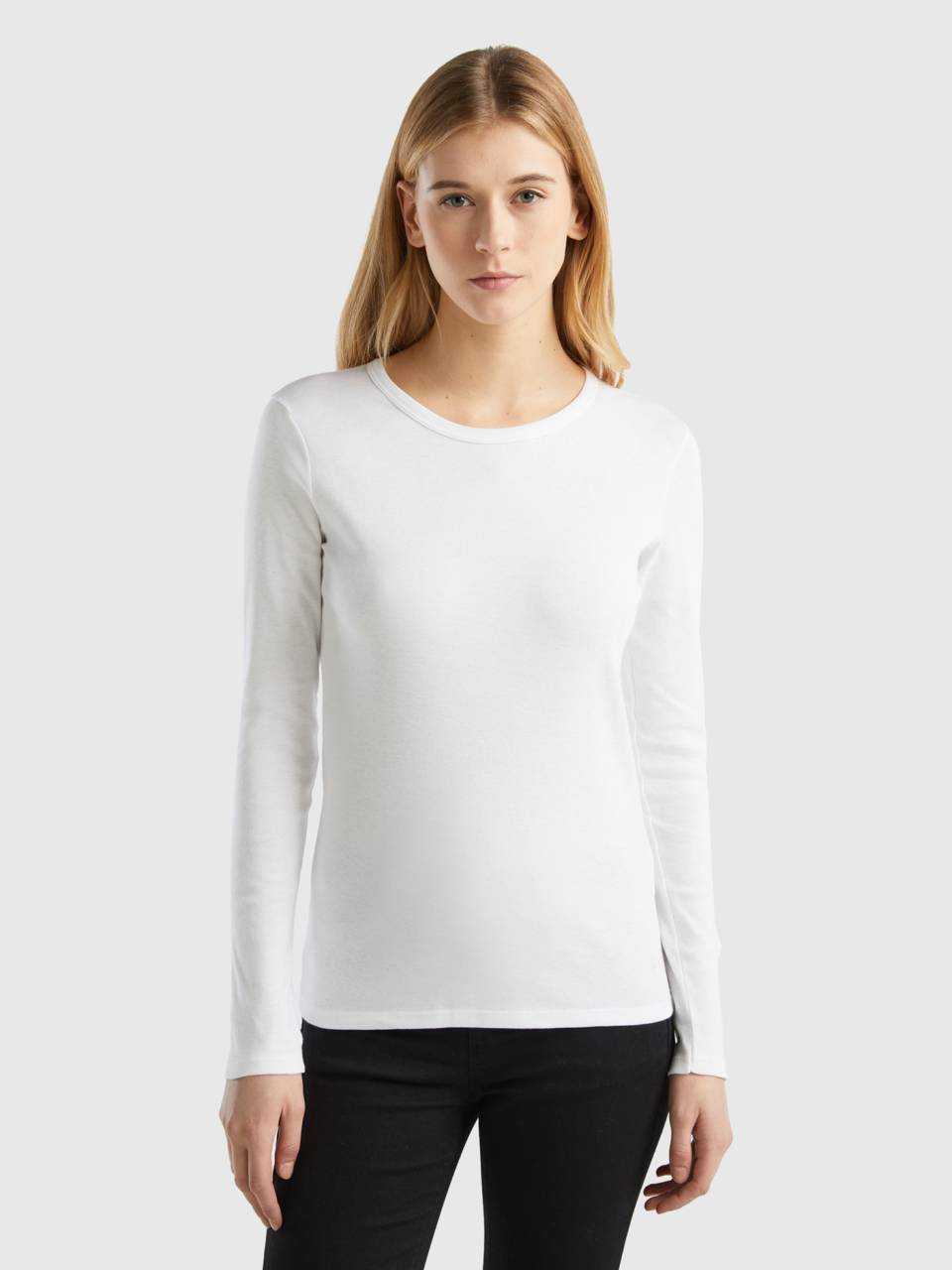 Women's long sleeve shop t shirts cotton