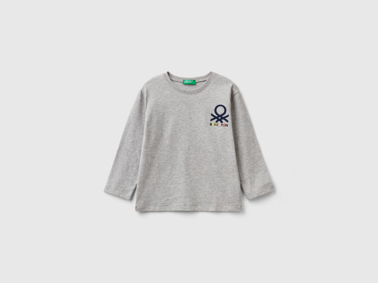 Kid Boys Long Sleeve T shirts Collection 2023 Benetton